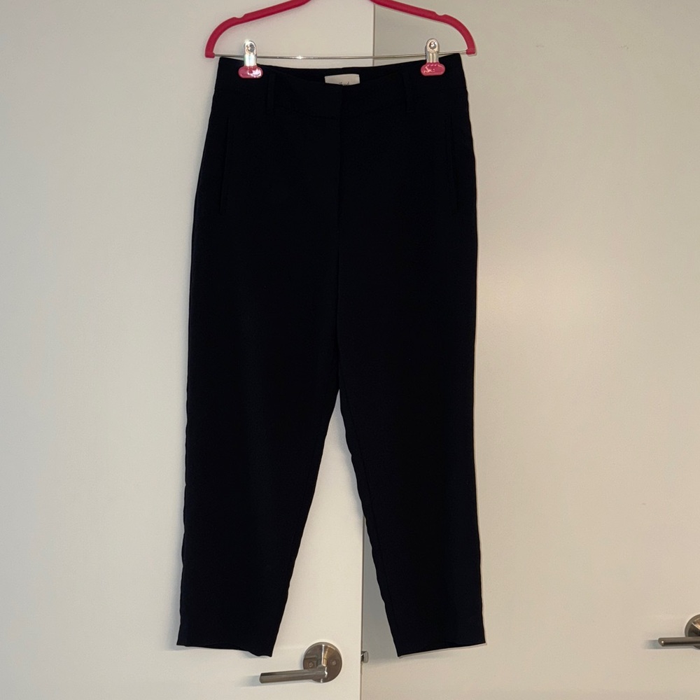 Wilfred Women's Crepe Black Ankle Dress Pants